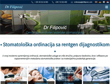 Tablet Screenshot of drfilipovic.com